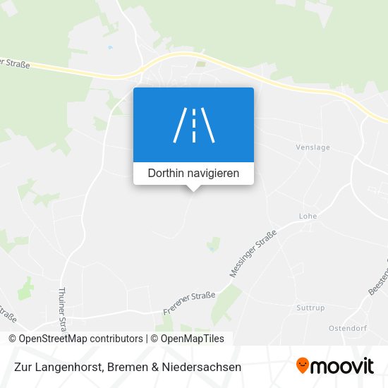 Zur Langenhorst Karte