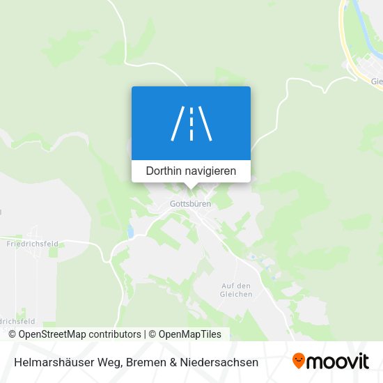 Helmarshäuser Weg Karte