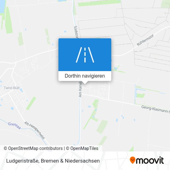 Ludgeristraße Karte