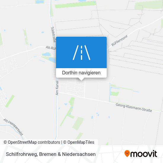 Schilfrohrweg Karte