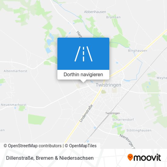 Dillenstraße Karte