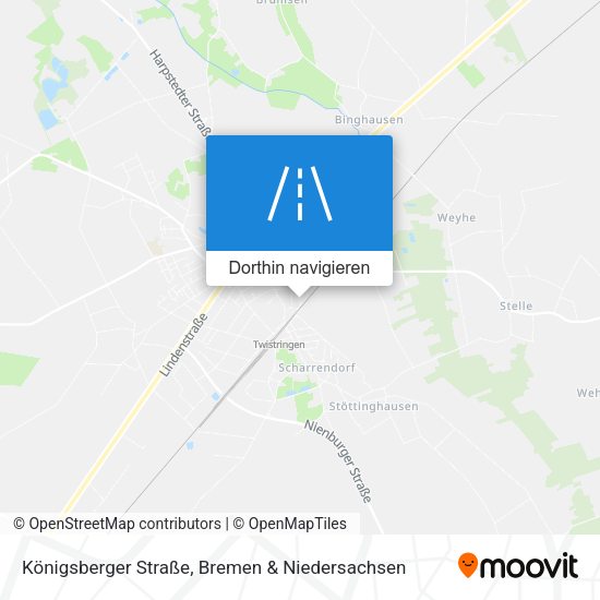 Königsberger Straße Karte