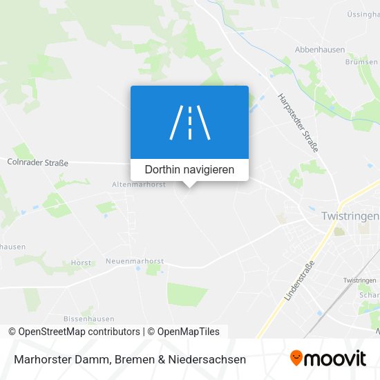Marhorster Damm Karte