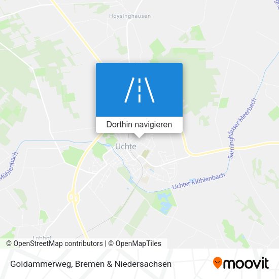 Goldammerweg Karte