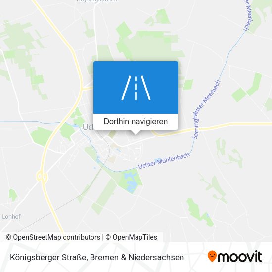 Königsberger Straße Karte