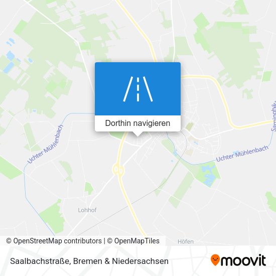 Saalbachstraße Karte