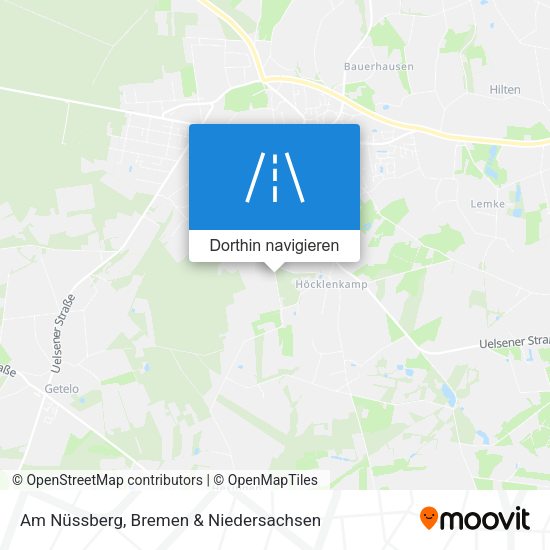Am Nüssberg Karte