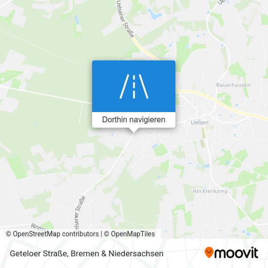 Geteloer Straße Karte