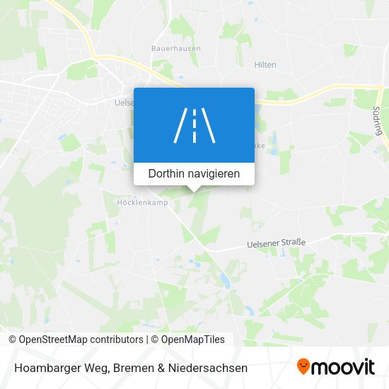 Hoambarger Weg Karte