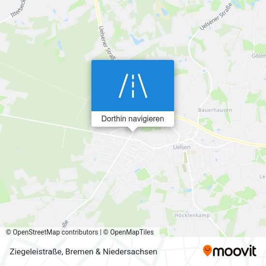 Ziegeleistraße Karte