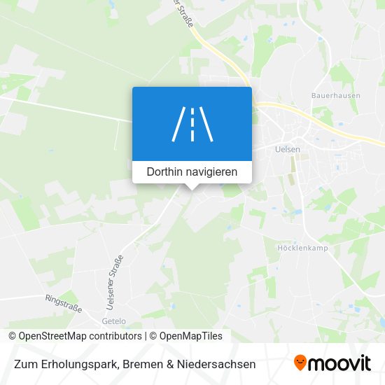 Zum Erholungspark Karte