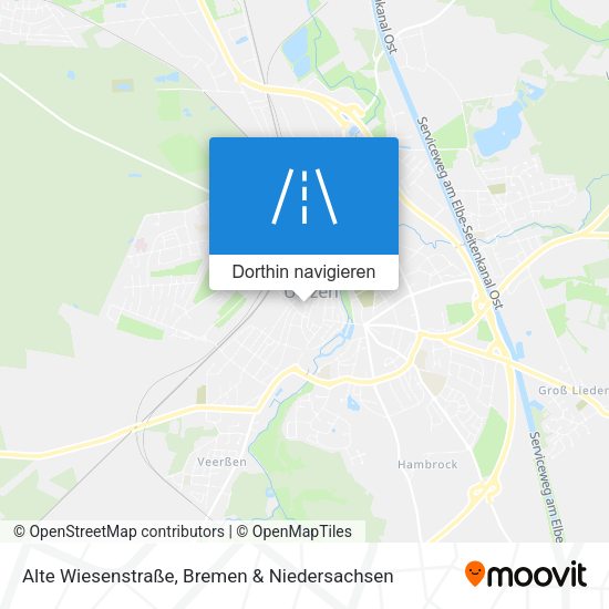 Alte Wiesenstraße Karte