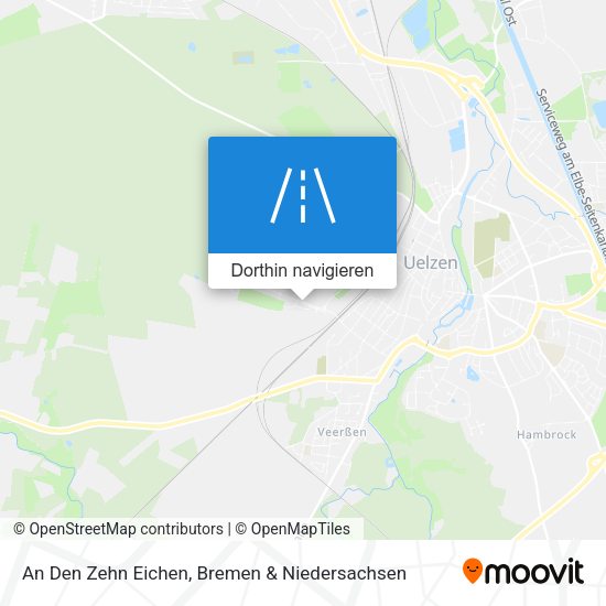An Den Zehn Eichen Karte