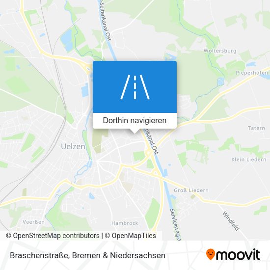Braschenstraße Karte