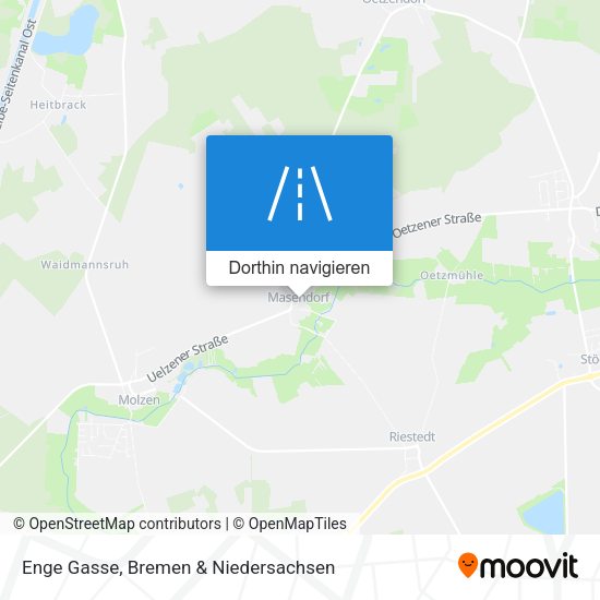 Enge Gasse Karte
