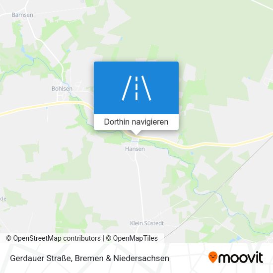 Gerdauer Straße Karte
