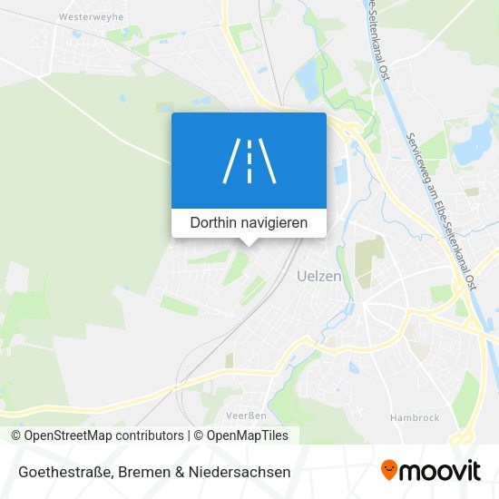 Goethestraße Karte