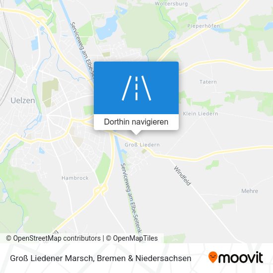 Groß Liedener Marsch Karte