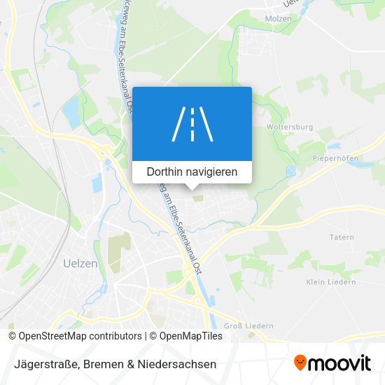 Jägerstraße Karte
