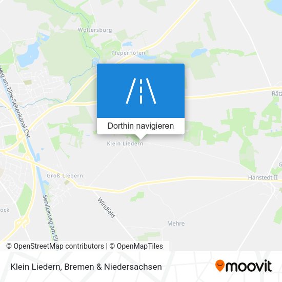 Klein Liedern Karte