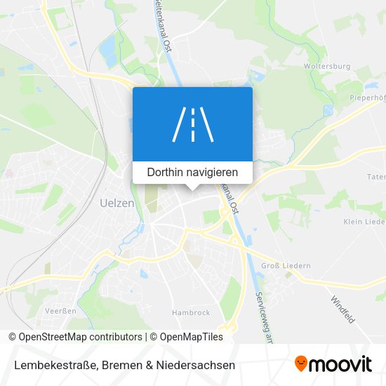 Lembekestraße Karte