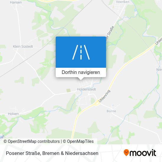 Posener Straße Karte