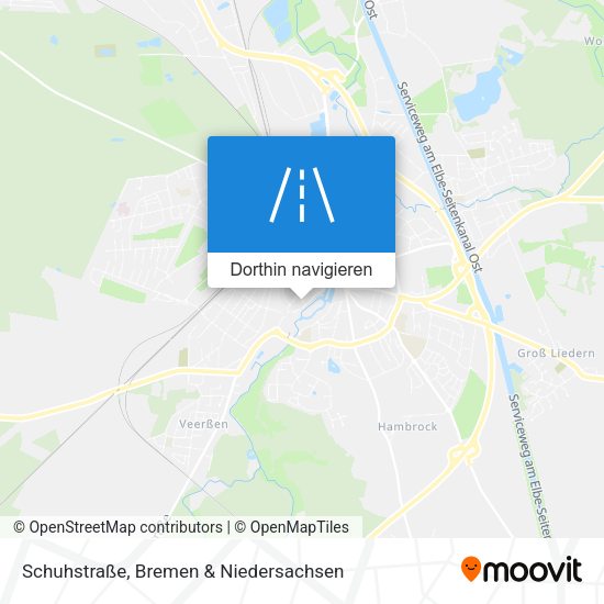 Schuhstraße Karte