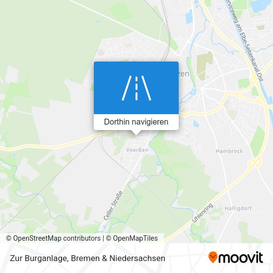 Zur Burganlage Karte