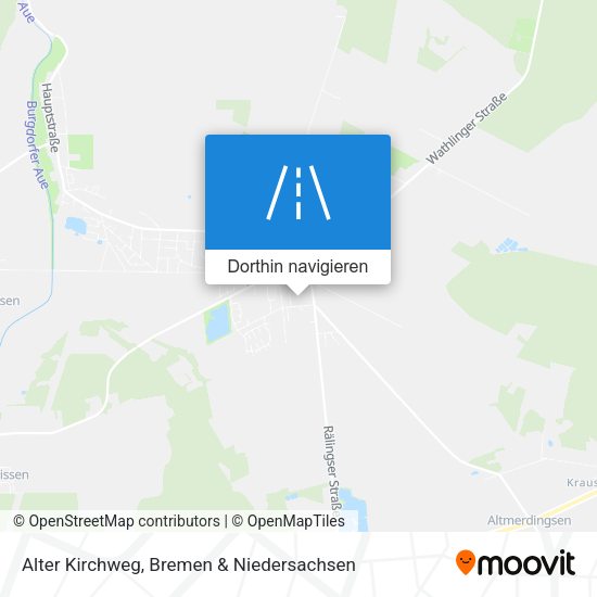 Alter Kirchweg Karte