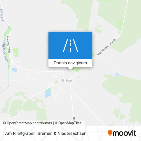 Am Fließgraben Karte