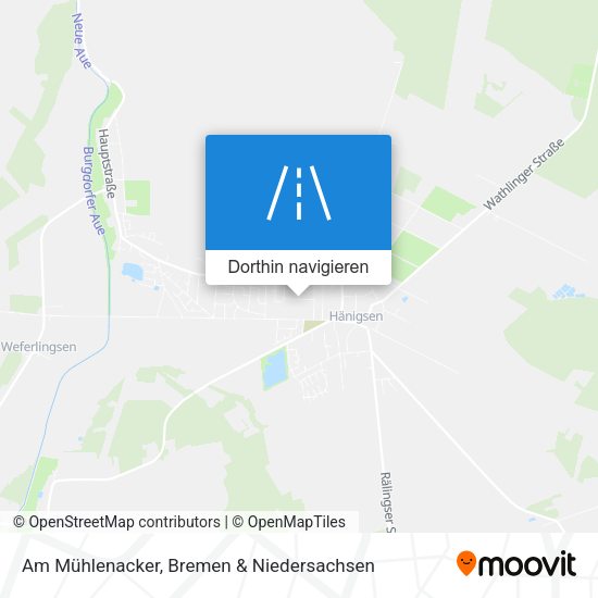 Am Mühlenacker Karte