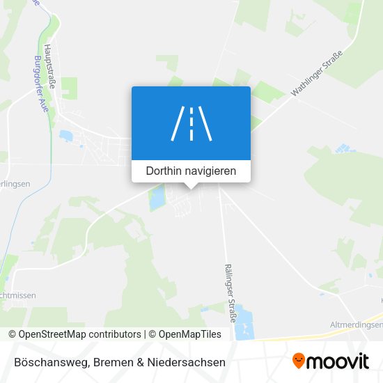 Böschansweg Karte