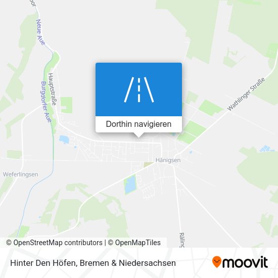 Hinter Den Höfen Karte