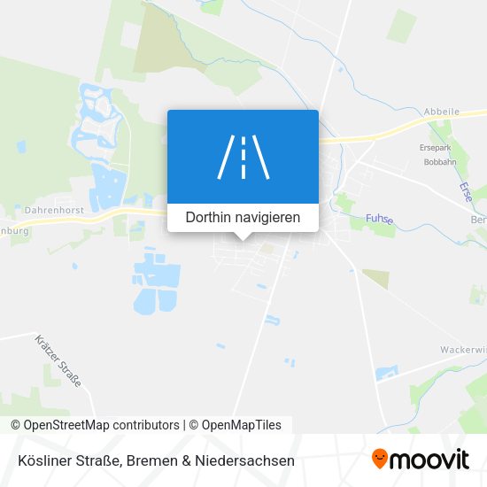 Kösliner Straße Karte