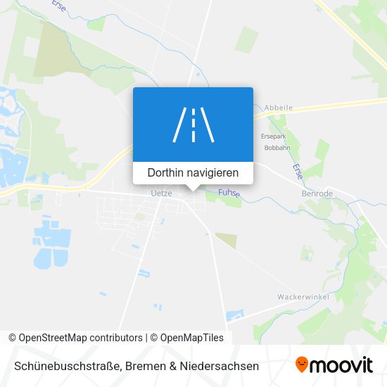Schünebuschstraße Karte
