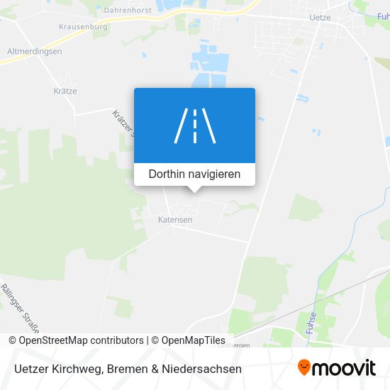 Uetzer Kirchweg Karte