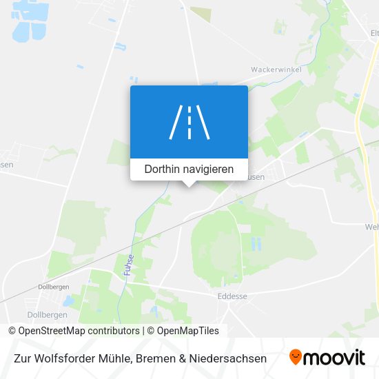 Zur Wolfsforder Mühle Karte