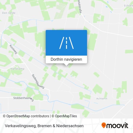 Verkavelingsweg Karte