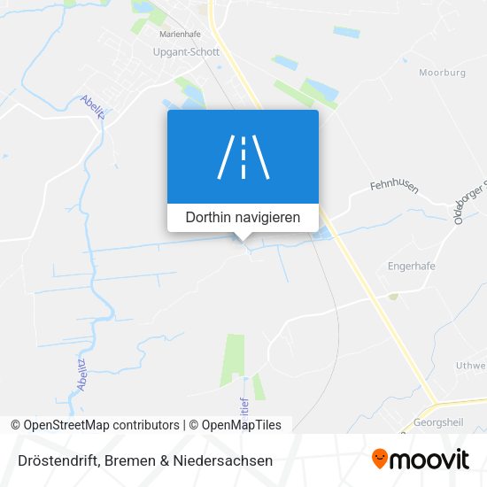 Dröstendrift Karte