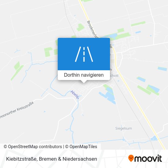 Kiebitzstraße Karte
