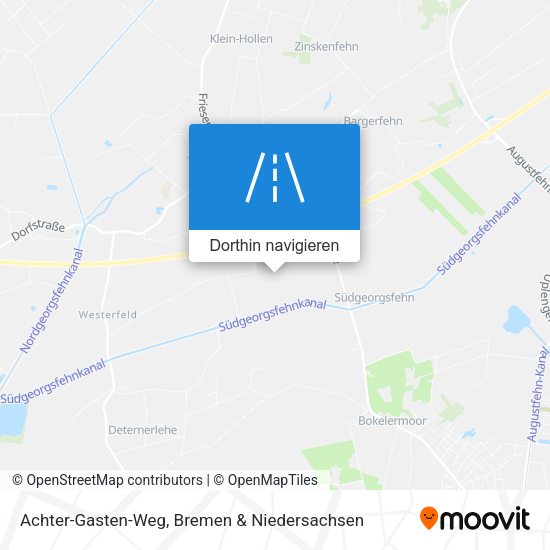 Achter-Gasten-Weg Karte