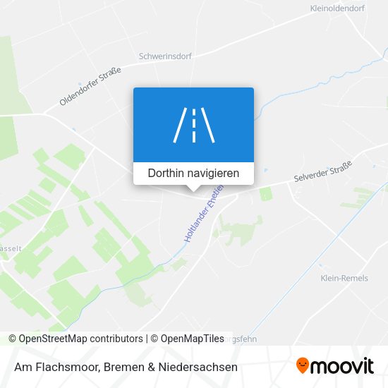 Am Flachsmoor Karte