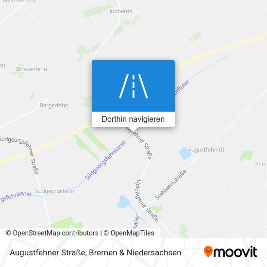 Augustfehner Straße Karte