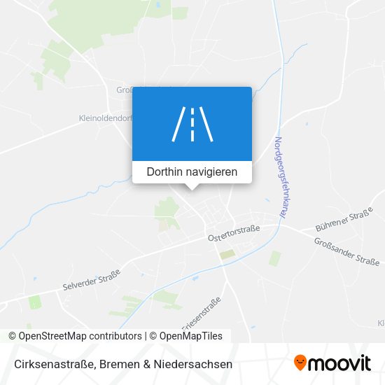 Cirksenastraße Karte
