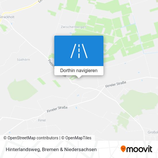 Hinterlandsweg Karte