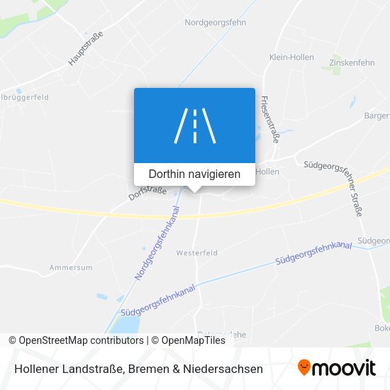 Hollener Landstraße Karte