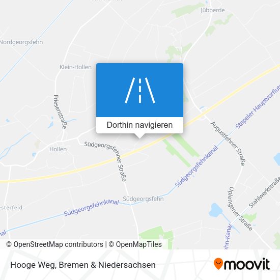 Hooge Weg Karte