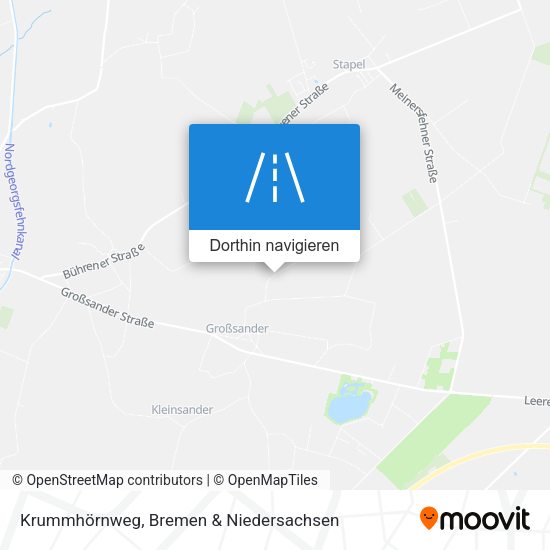Krummhörnweg Karte