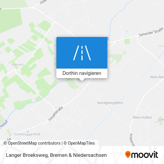Langer Broeksweg Karte