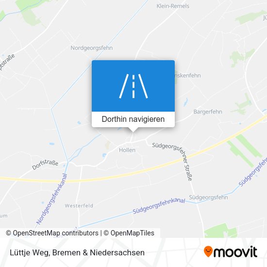 Lüttje Weg Karte